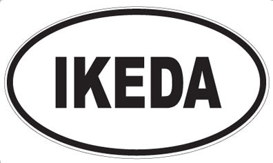 IKEDA - Oval Magnet