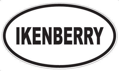 IKENBERRY - Oval Magnet