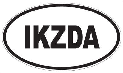 IKZDA - Oval Magnet