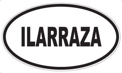 ILARRAZA - Oval Magnet