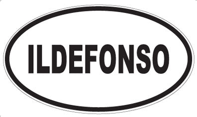ILDEFONSO - Oval Magnet