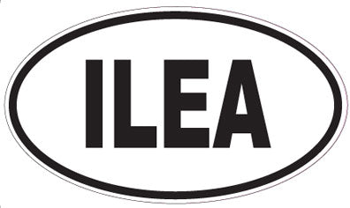 ILEA - Oval Sticker