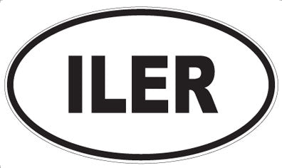 ILER - Oval Magnet