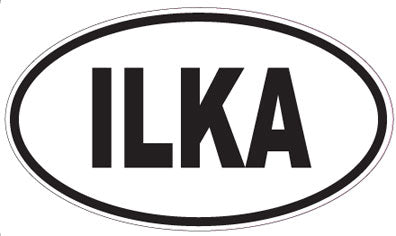 ILKA - Oval Sticker
