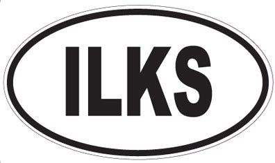 ILKS - Oval Sticker