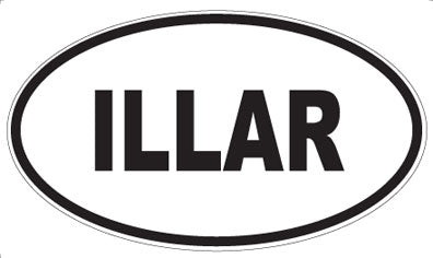 ILLAR - Oval Magnet