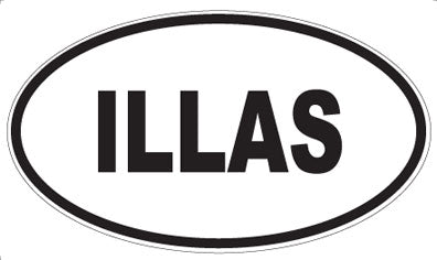 ILLAS - Oval Magnet
