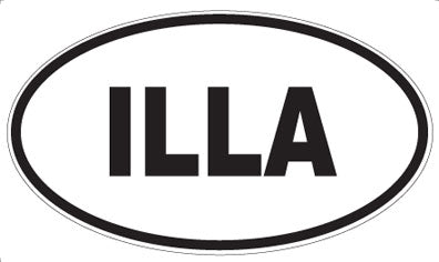 ILLA - Oval Magnet