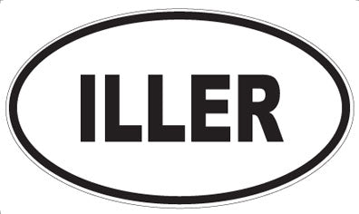 ILLER - Oval Magnet