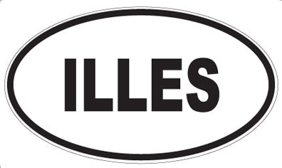 ILLES - Oval Magnet