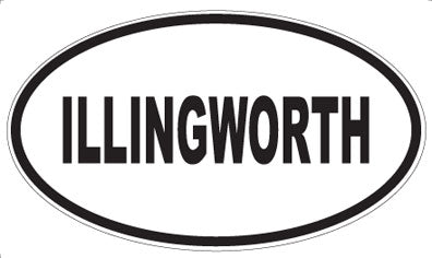ILLINGWORTH - Oval Magnet