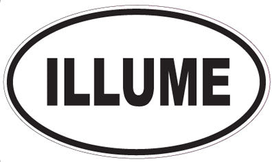 ILLUME - Oval Sticker