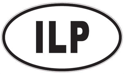 ILP - 3 Letter Initials Oval Magnet