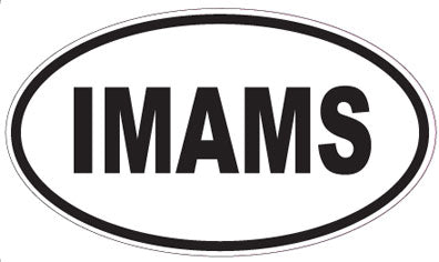IMAMS - Oval Sticker
