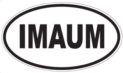 IMAUM - Oval Magnet