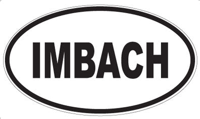 IMBACH - Oval Magnet