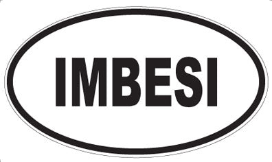 IMBESI - Oval Magnet