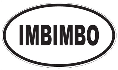 IMBIMBO - Oval Magnet
