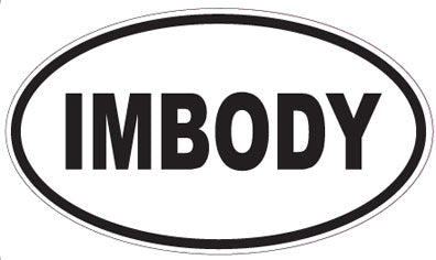 IMBODY - Oval Sticker
