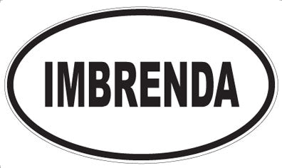 IMBRENDA - Oval Magnet