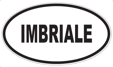 IMBRIALE - Oval Magnet