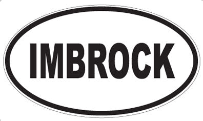 IMBROCK - Oval Magnet