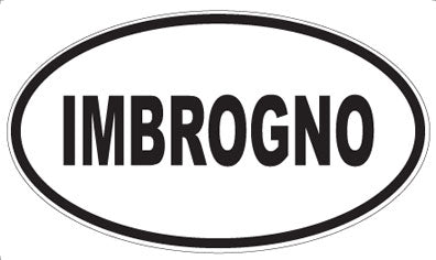 IMBROGNO - Oval Magnet