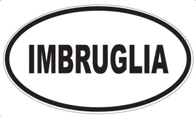 IMBRUGLIA - Oval Magnet