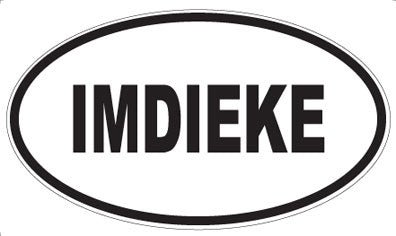 IMDIEKE - Oval Magnet