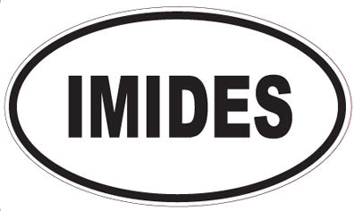 IMIDES - Oval Sticker