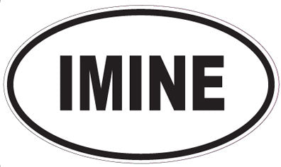 IMINE - Oval Sticker