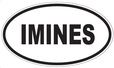 IMINES - Oval Sticker