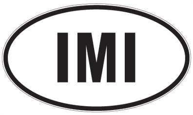 IMI - 3 Letter Initials Oval Magnet