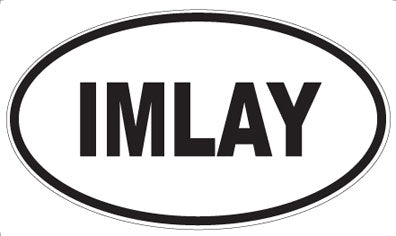 IMLAY - Oval Magnet