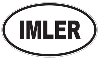 IMLER - Oval Magnet