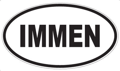 IMMEN - Oval Magnet