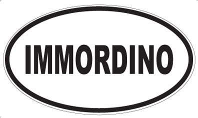 IMMORDINO - Oval Magnet