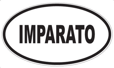 IMPARATO - Oval Magnet