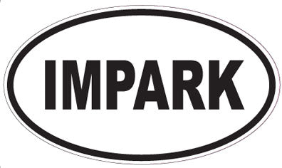 IMPARK - Oval Sticker