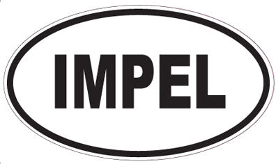 IMPEL - Oval Sticker