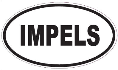 IMPELS - Oval Sticker