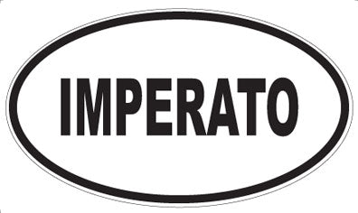 IMPERATO - Oval Magnet