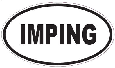 IMPING - Oval Sticker