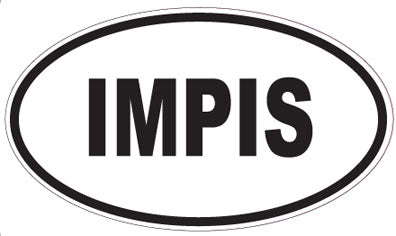 IMPIS - Oval Sticker