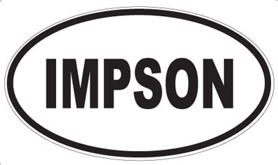 IMPSON - Oval Magnet