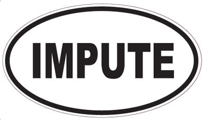 IMPUTE - Oval Sticker