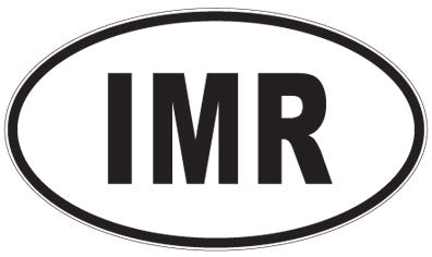 IMR - 3 Letter Initials Oval Magnet