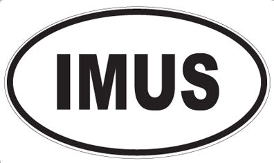 IMUS - Oval Magnet