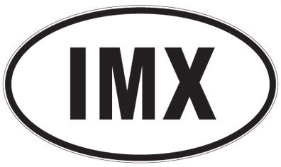 IMX - 3 Letter Initials Oval Magnet