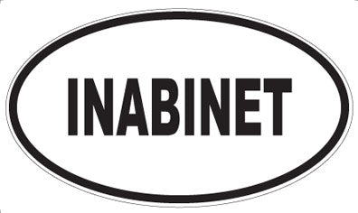 INABINET - Oval Magnet